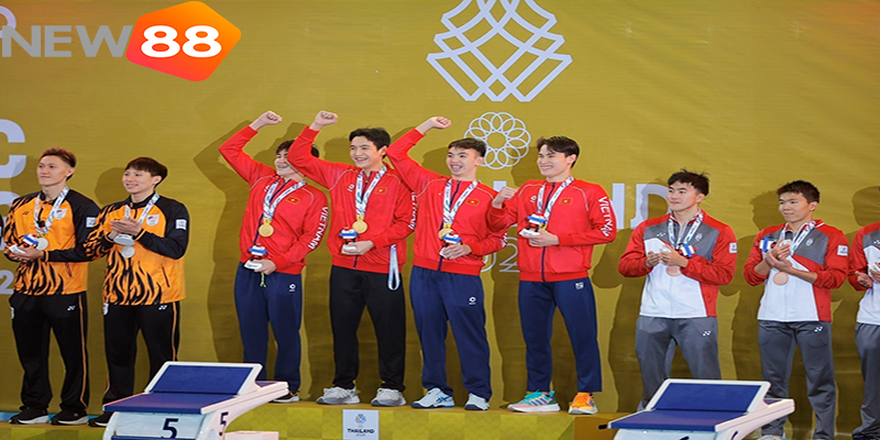 Bơi Việt Nam Khẳng Định Vị Thế Tại SEA Games 33 với 6 HCV