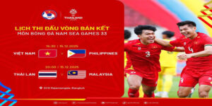 Bán kết SEA Games 33: U22 Việt Nam gặp U22 Philippines