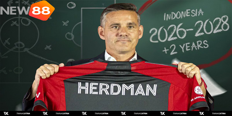 New88 Love - Indonesia bổ nhiệm HLV Herdman với mức lương kỷ lục 40.000 USD